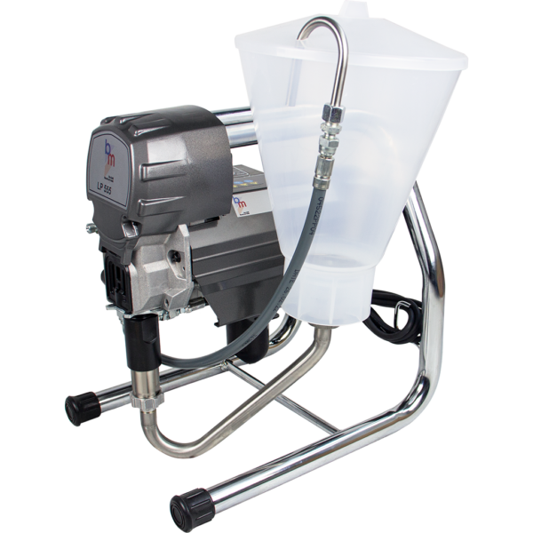 Pneumatische Kolbenpumpe LP 555 Gestell Behälter