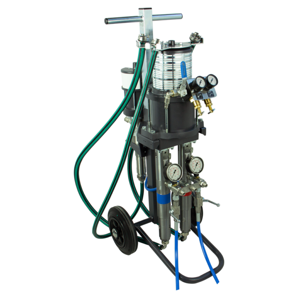 2K Pneumatische Kolbenpumpe 14025 GX 1:1 VA 