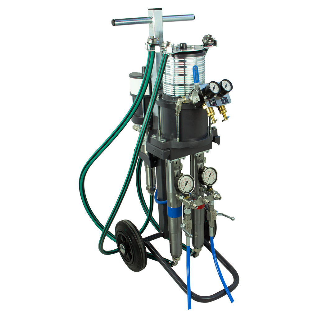 2K Pneumatische Kolbenpumpe 14025 GX 1:1 VA